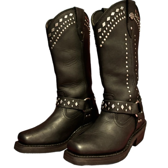 Harley-Davidson® Women's Summer 12”Riding Boots 5.5 NWOT - Picture 4 of 10